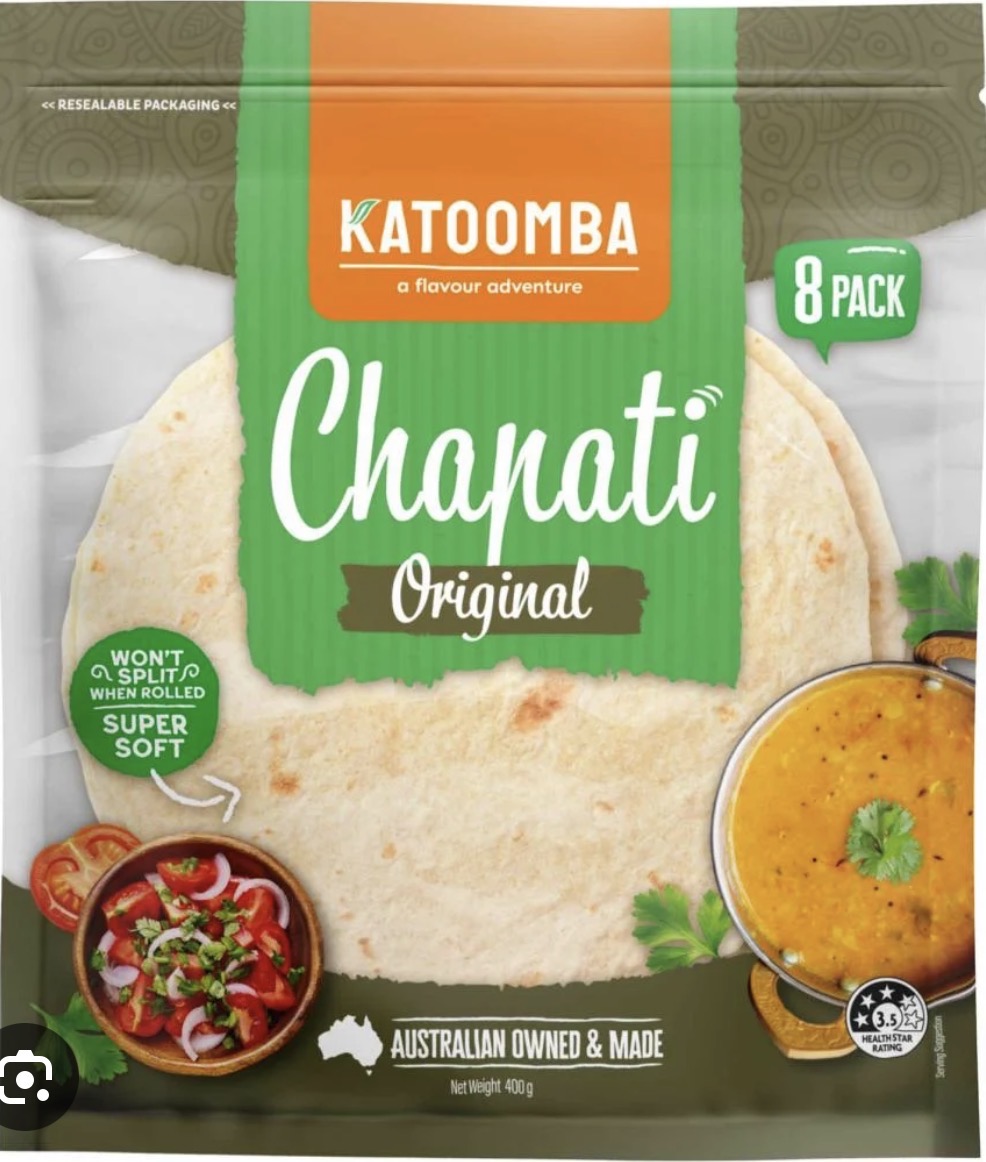 Katoomba Fresh Chapati 8 pack