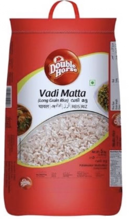 Double Horse Matta Long Grain Rice 5 kg