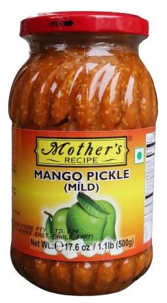 Mothers Mango Pickle (Mild) 500g
