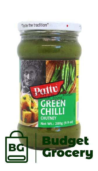 Pattu Green Chilli Chutney 280g