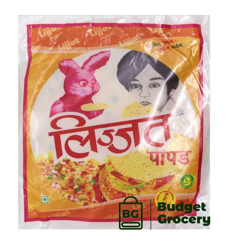 Lijjat Black Pepper Udad Papad 200g