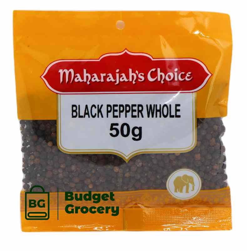 Maharajah Black Pepper Whole 50g