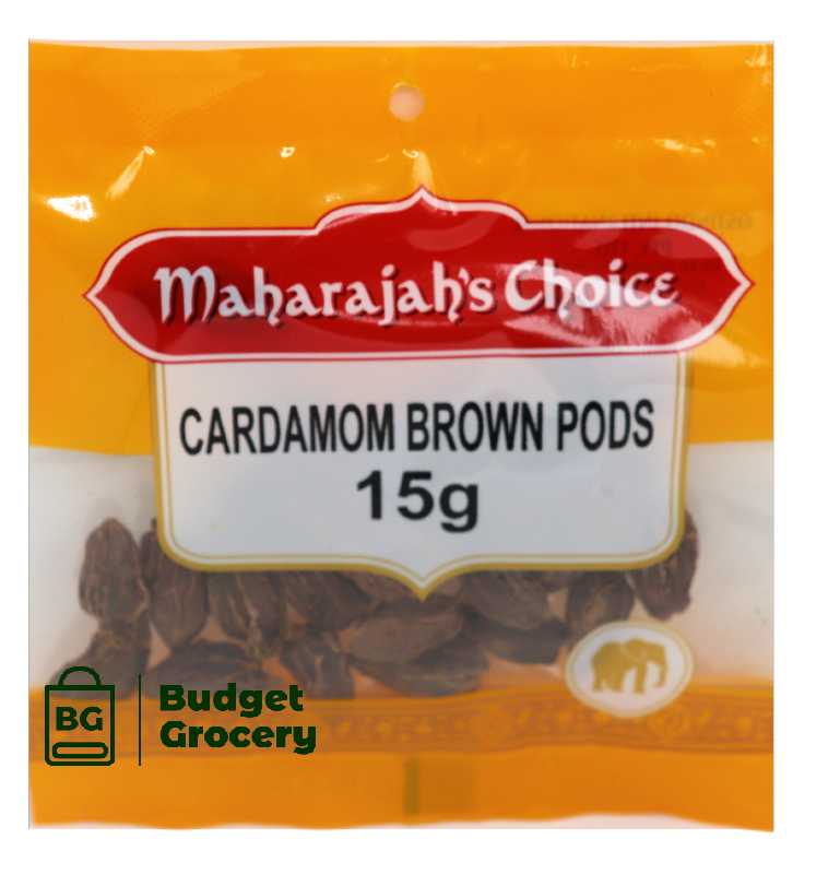 Maharajah Cardamom Brown Pods 15g