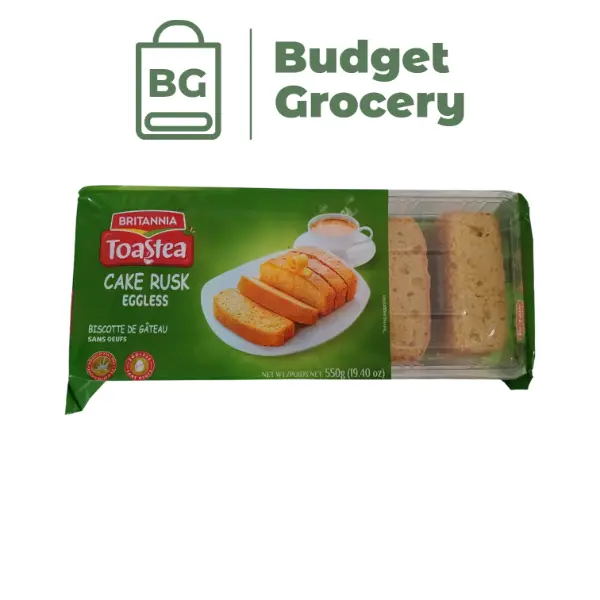 Britannia Toastea Cake Rusk Eggless 550 g