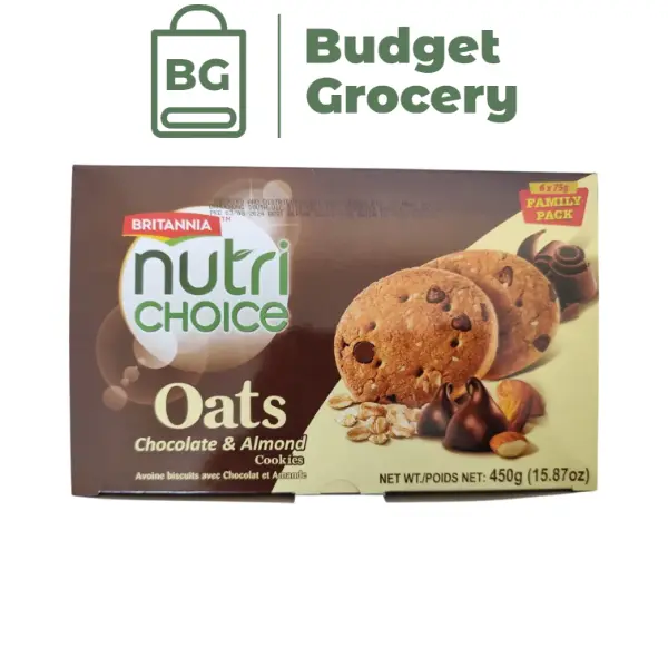 Nutri choice Oats chocolate & Almond cookies 450 g