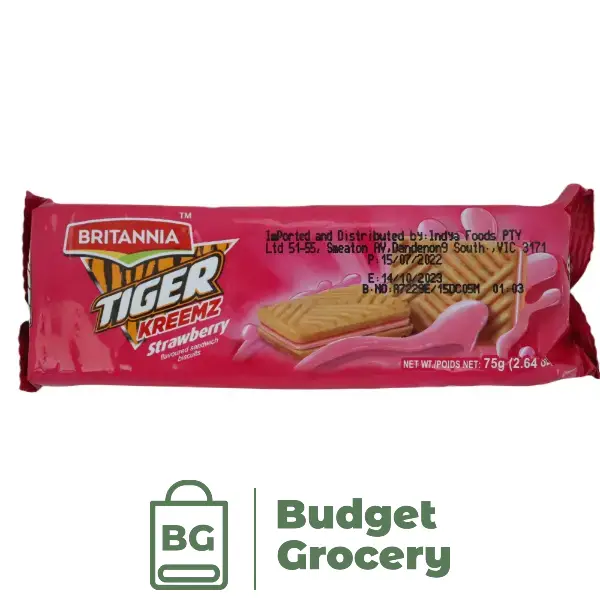 Britannia Tiger Strawberry 75g