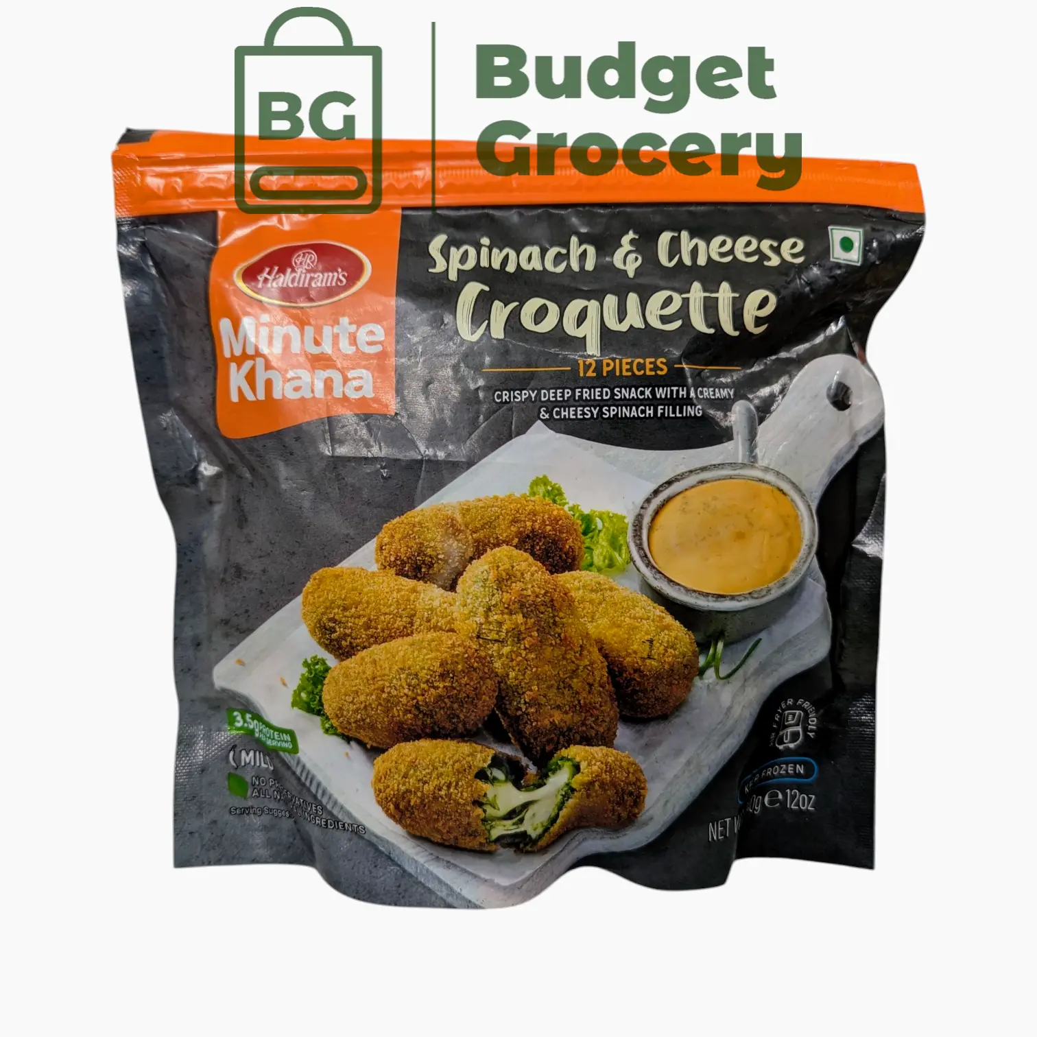 Haldirams Spinach Cheese Croquette 340g