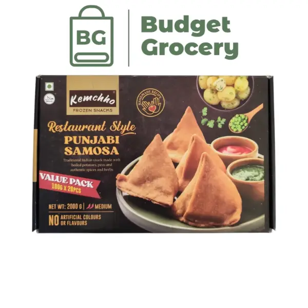 Kemchho Restaurant style Punjabi Samosa 2kg (20 Pcs)