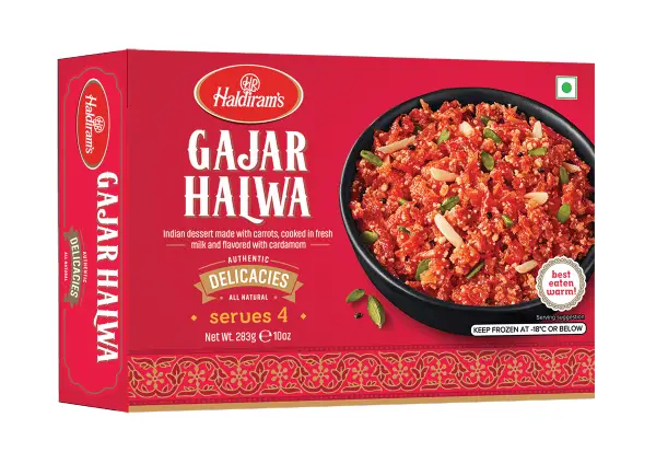 Haldirams Gajar Halwa Frozen 283g