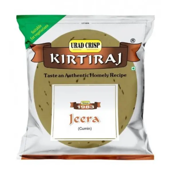 Kirtiraj Urad Jeera (Cumin Papad) 200g