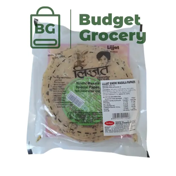 Lijjat Sindhi Masala Papad 100g