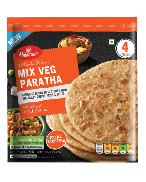 Haldirams Mix Veg Paratha 1.6kg