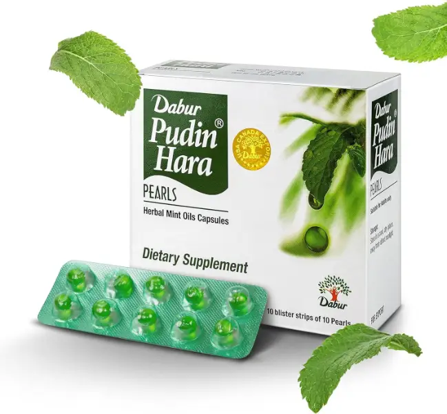 Dabur Pudin Hara Pearls 1 Strip (10 Tabs)