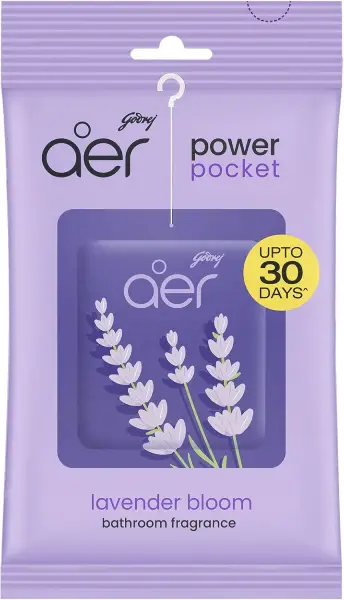 Godrej aer Power Pocket Bathroom Fragrance - Lavender Bloom
