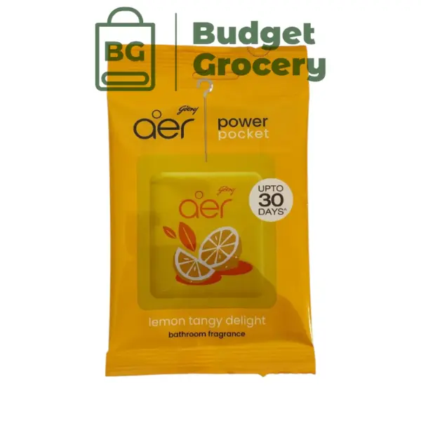 Godrej aer Power Pocket Bathroom Fragrance - Lemon Delight