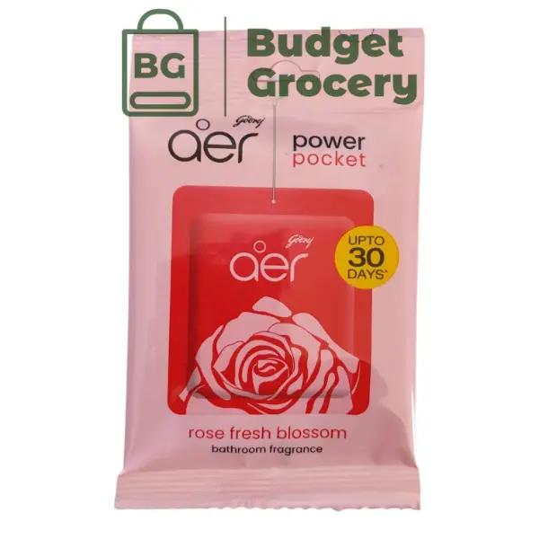 Godrej aer Power Pocket Bathroom Fragrance - Rose Blossom