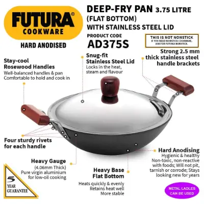 Futura Frying Pan 3.75l with SS Lid