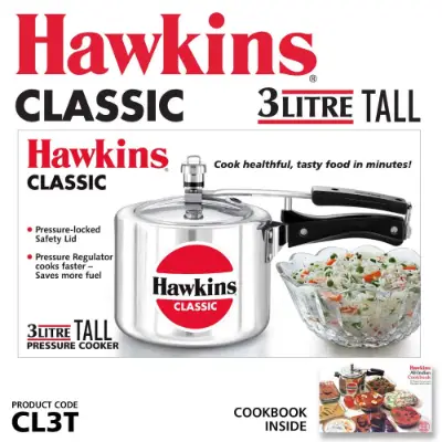 Hawkins Pressure Cooker Tall 3 litre