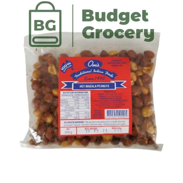 Om Snacks Masala Peanuts 300g