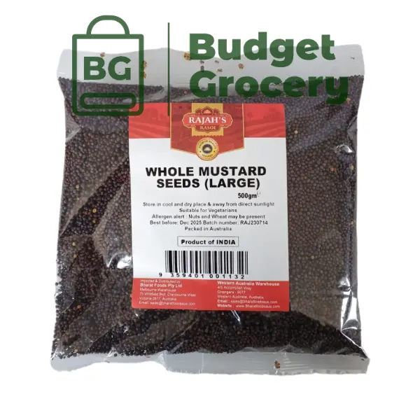 Rajahs Mustard Seeds Large 500g