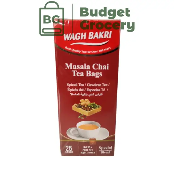 Wagh Bakri Masala Chai Tea Bags 50g
