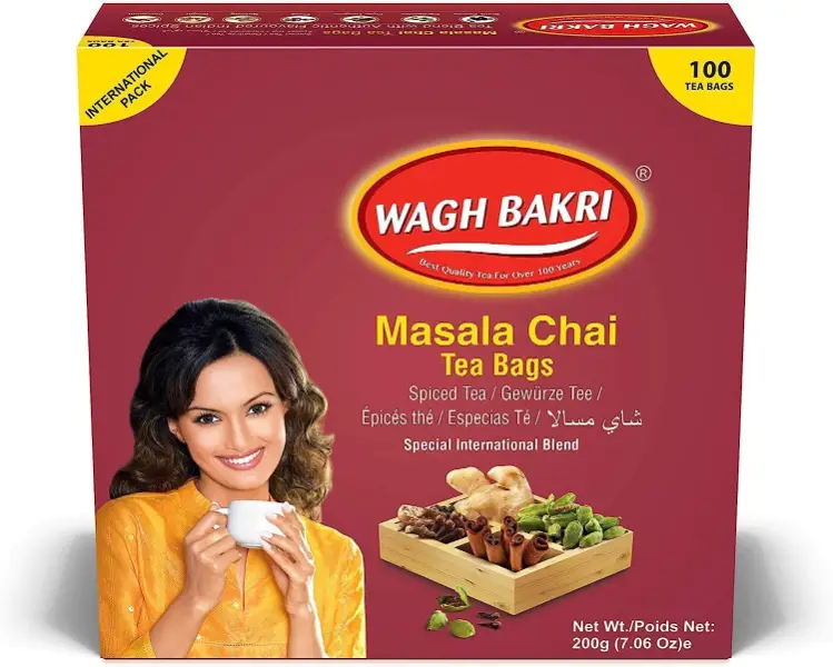 Wagh bakri Masala Tea Bags 200g