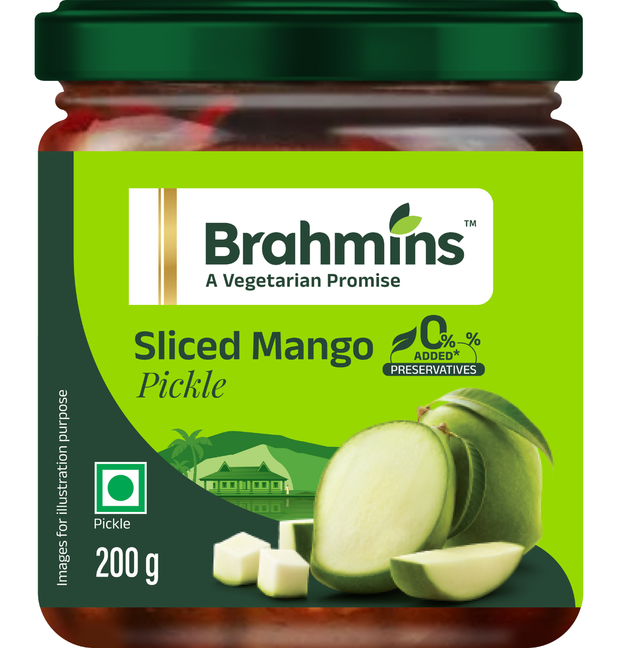 Brahmin's Sliced Mango Pickle 400g